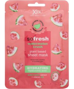 Xpel So Fresh / Watermelon Crush Hydrating Sheet Mask 1pc Sejas kopšana