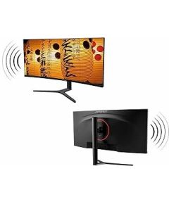 JAPANNEXT 86,4cm JN-IPS340UWQHD60C-C65W-HS    curved   UWQHD LED / LCD мониторы