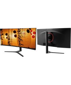 JAPANNEXT 86,4cm JN-IPS340UWQHD60C-C65W-HS-W  curved   UWQHD LED / LCD мониторы