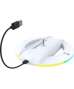 iPega P5S025S Vertikāls statīvs ar RGB priekš PS5 Slim/PS5 Pro / balts Piederumi konsolēm