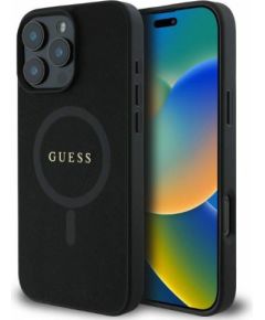 Guess GUHMP16XPSAHMCK Aizmugurējais Apvalks priekš Apple iPhone 16 Pro Max Neoriģinālie Maciņi