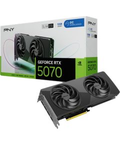 Pny Technologies PNY GeForce RTX 5070 Slim OC (DLSS 4, 3x DisplayPort, 1x HDMI 2.1) Grafiskās video kartes