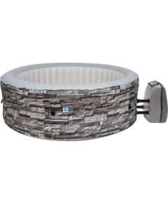 Garden spa, inflatable pool, AVENLI NICE 6-person hot tub, 204x70, brick-coloured Akumulatori