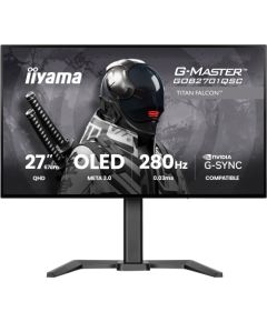 Monitors iiyama G-Master GOB2701QSC-B1 Titan Falcon Tandem OLED Monitori