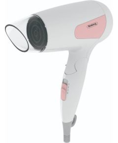 Matu fēns, 1200W, Salokāms rokturis, Balts/Rozā, 5R51100NWP, Rosberg Matu fēni