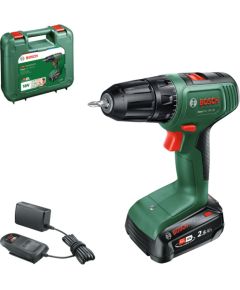 Bosch Powertools cordless drill/driver EasyDrill 18V-38 (green/black, Li-ion battery 2.5Ah, case, POWER FOR ALL ALLIANCE) Jaunumi -Dārzam