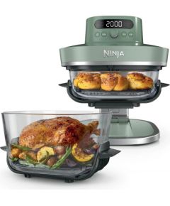 NINJA 5-in-1 XL Glass Air Fryer AS090EUGN Crispi Pro Power 2050 W Capacity 5.7 L Moss Green Воздушные котлы (AirFryer)