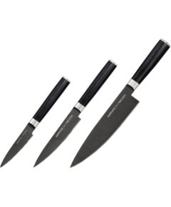 SAMURA 3 virtuves nažu komplekts, MO-V, Stonewash - SM-0220B нож