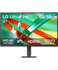 LCD Monitor LG 27 " 3840 x 2160 pixels 4K Ultra HD Native aspect ratio 16:9 LCD Flat 27U710B-B Monitori