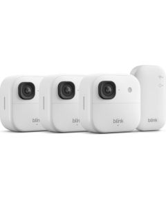 Amazon security camera Blink Outdoor 2K+ (3 Camera System), white Viedie Sensori