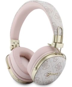 Guess   4G Metal Script Logo ENC Wireless Headphone Pink Наушники