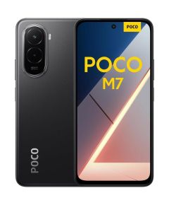 (Ir veikalā) Xiaomi Poco M7 8+256GB 144Hz 7000mAh Black Mobilie telefoni