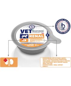 VET RESPONSE Renal - wet cat food - 85g Barība