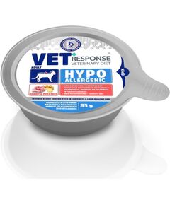 VET RESPONSE Hypoallergenic Rabbit - wet cat food - 85g Barība