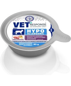 VET RESPONSE Hypoallergenic Pork - wet cat food - 85g Barība