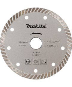 Dimanta griešanas disks Makita Turbo; 125 mm Dažādi diski