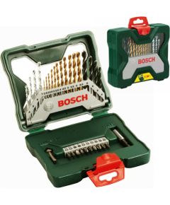 Piederumu komplekts (komplektā — 30 vienumi) Bosch TITANIUM Piederumi urbjiem