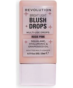Makeup Revolution Bright Light Pink Rosie Blush Drops - Tekutá tvářenka 23 ml Smaržas - NESAKĀRTOTS