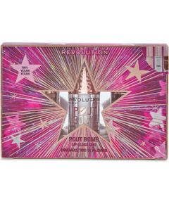 Makeup Revolution Pout Bomb Plumping Lip Gloss Trio Gift Set - Gift set Kосметические средства
