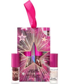 Makeup Revolution Pout Bomb Plumping Mini Lip Gloss Set Mauve - Gift set Kосметические средства