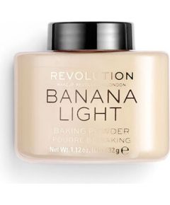 Makeup Revolution Loose Baking Powder Banana Light - Transparent powder 32.0 g Kосметические средства
