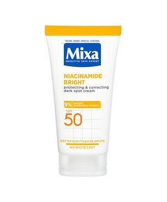 Mixa Niacinamide Bright Protecting & Correcting Dark Spot Cream SPF 50 50ml Косметика для тела