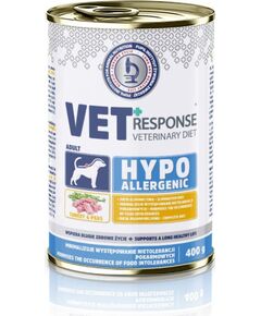 Vet Response Karma mokra dla psa VET RESPONSE HYPOALLERGENIC indyk 400 g Suņu barība
