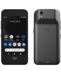 Cisco 840 bezvadu VoIP tālrunis, Android 10, 4 collu displejs, 3 GB RAM, 32 GB atmiņa, melns Mobilie telefoni