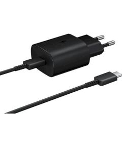 Samsung EP-TA800EBE + EP-DG980BBE Сетевое зарядное устройство 25W + USB-C - USB-C кабель (OOB Bulk) Зарядные устройства