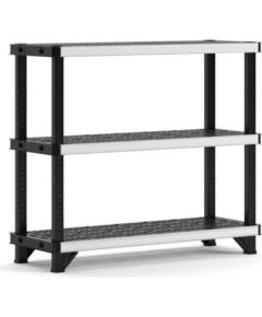 Keter 3 līmeņu plaukts Fused 122,1x45,7x105,8cm melns Jaunumi -Dārzam