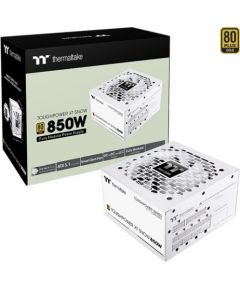 Thermaltake Toughpower XT 850W Snow (white, 1x 12-pin high power GPU, 4x PCIe, cable management, 850 watts) Datoru barošanas bloki