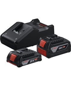Bosch Powertools starter set 18V (GBA 18V 4.0/2.0Ah + GAL 18V-40 Professional) (black, 2x Li-ion battery, AMPShare Alliance) Новинки Для дома и сада 