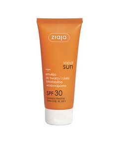 Ziaja Sun Sun Emulsion SPF 30 - Emulze na opalování na obličej a tělo 100ml Ķermeņa kosmētika