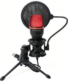 Wozinsky Studio Gaming USB Computer Microphone with RGB Stand - Black Mикрофоны