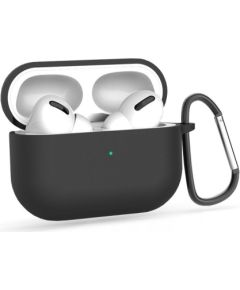 Maciņš austiņām Tech-Protect Apple AirPods Pro 1 / 2 Icon Hook Case Black 9490713927502 (9490713927502) Neoriģinālie Maciņi