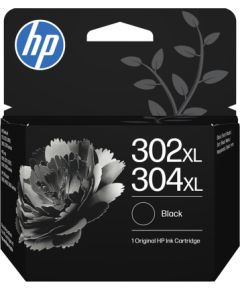 HP 302XL/304XL Black Original Ink Cartridge Tintes printeru izejmateriāli