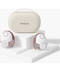 MOMCOZY M6 – wireless hands-free breast pump, red, double set 180 ml. Кормление грудью