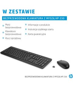 HP 230 Wireless Mouse and Keyboard Combo Клавиатуры