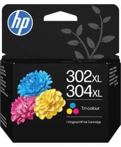 HP 302XL/304XL Tri-color Original Ink Cartridge Чернила для принтера