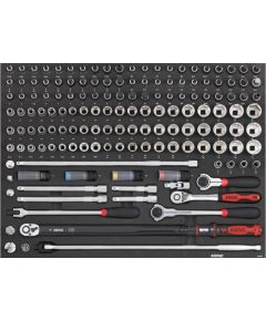 Instrumentu komplekts Sonic Equipment 314901; 1/2''; 149 gab. Mehāniskie instrumenti