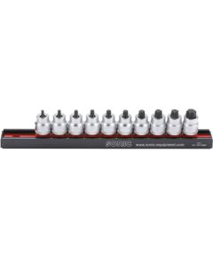 Uzgaļu komplekts Sonic Equipment 201016; 3/8''; HEX; 10 gab. Mehāniskie instrumenti