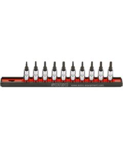 Muciņu ar uzgaļiem komplekts Sonic Equipment 101004; 1/4''; 10 gab. Mehāniskie instrumenti