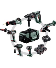 Instrumentu komplekts Metabo 685211000; 18 V; 4x4,0 Ah akum.  Elektroinstrumentu komplekti