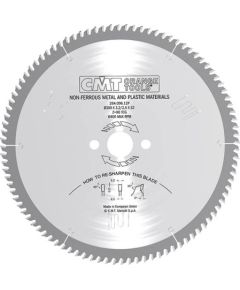 Griešanas disks alumīnijam CMT 284; 350x3,2x32; Z108; 5° Zāģripas
