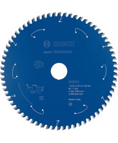 Griešanas disks alumīnijam Bosch Expert for Aluminium; 216x30x2 mm; Z66 Zāģripas