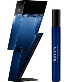 Carolina Herrera Bad Boy Cobalt Electrique Dárková sada EDP 100 ml a miniaturka EDP 10 ml 100ml Dāvanu komplekti
