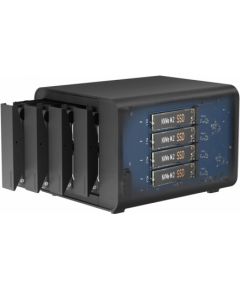 TERRAMASTER D8 Hybrid DAS 8-bay Drive Enclosure Ārējo HDD, SSD korpui