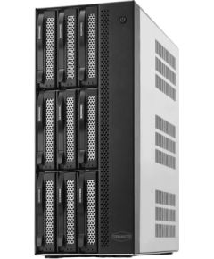 NAS TerraMaster T9-500 PRO darbvirsmas, Intel Core i7 2.4 GHz, 16 GB DDR5, atbalsta 9 diskus, RAID, pelēks Serveru komponentes