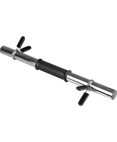 Dobais hanteles stienis inSPORTline Onepump 45 cm / 30 mm ar fiksatoriem, bez vītnes Svaru ripas un stieņi