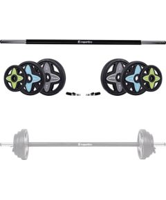 Ķermeņa sūkņa satveršanas un atsvaru komplekts inSPORTline PumpStar 2-20kg Svaru ripas un stieņi